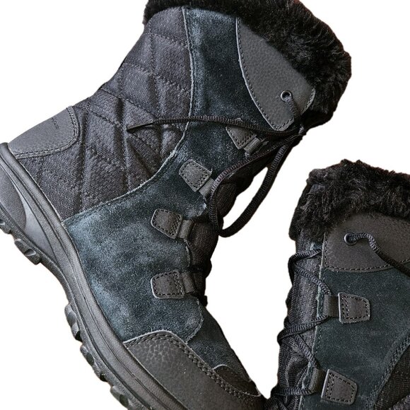 Columbia Ice Maiden II Women’s Waterproof Winter Boots Size 8 Black Snow - Picture 11 of 13